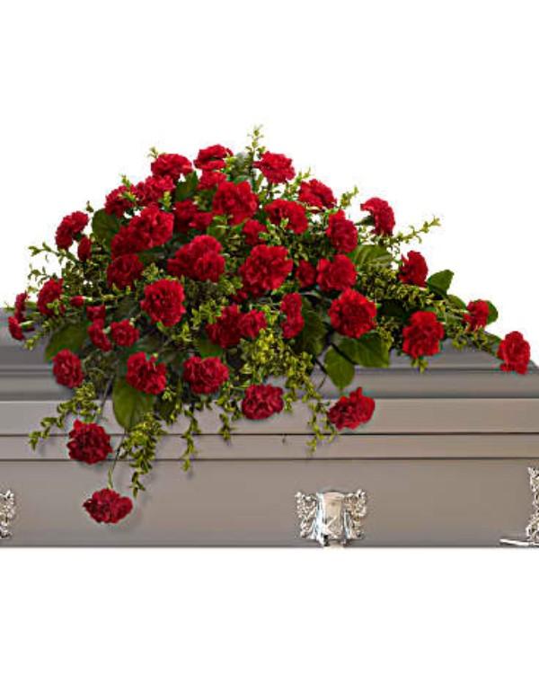 Adoration Casket Spray - The Flower Shop Atlanta
