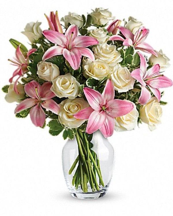 lily flower store Pink | Mixed Bouquets | Always A Lady Bouquet