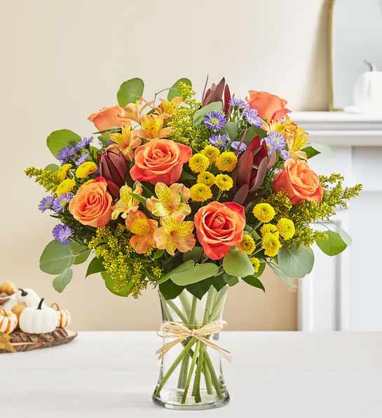 Premium Autumn Colors Bouquet - The Flower Shop Atlanta