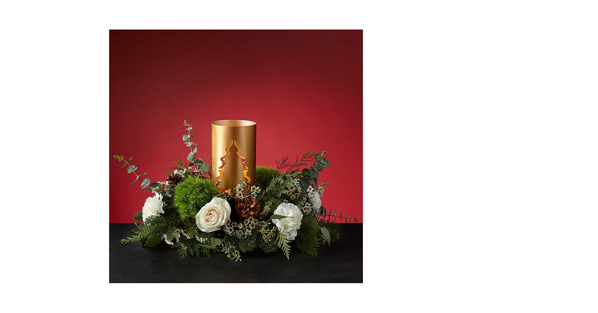 Evening Evergreen Centerpiece - The Flower Shop Atlanta