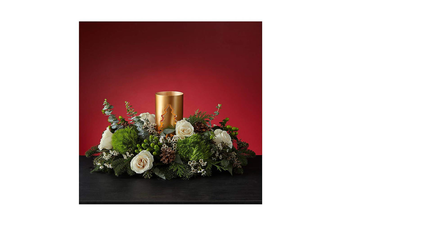 Evening Evergreen Centerpiece - The Flower Shop Atlanta