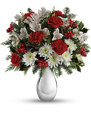 Silver & Snowflakes - The Flower Shop Atlanta