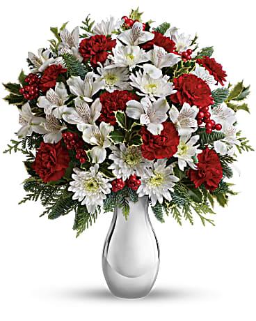 Silver & Snowflakes - The Flower Shop Atlanta
