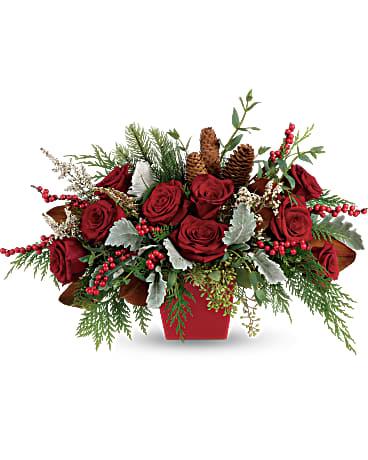 Winter Blooms Centerpiece - The Flower Shop Atlanta