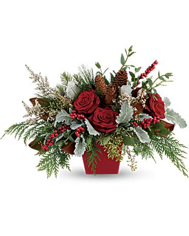 Winter Blooms Centerpiece - The Flower Shop Atlanta