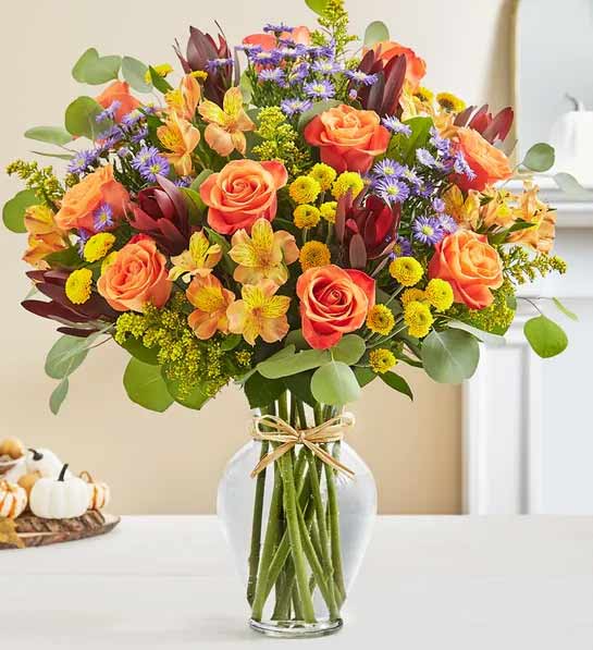 Autumn Colors Bouquet - The Flower Shop Atlanta