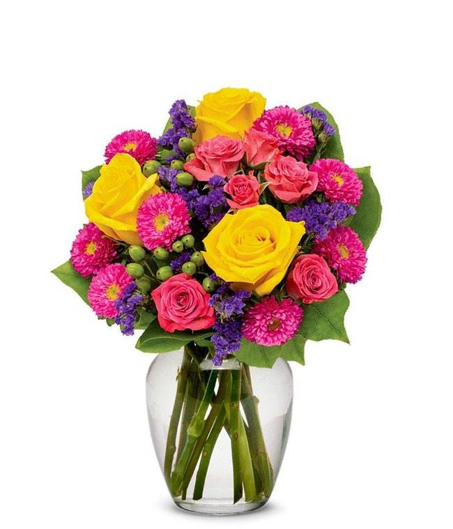 Bright Happy Bouquet - The Flower Shop Atlanta