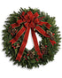 Classic Holiday Wreath - The Flower Shop Atlanta