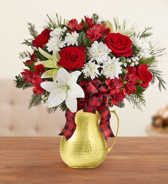 Country Christmas Bouquet - The Flower Shop Atlanta