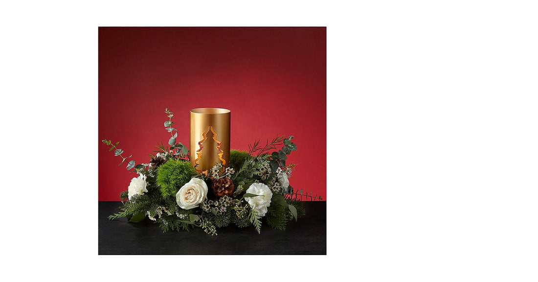 Evening Evergreen Centerpiece - The Flower Shop Atlanta