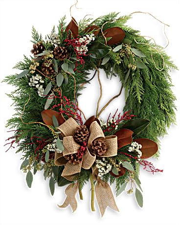 Farmhouse Wreath - The Flower Shop Atlanta