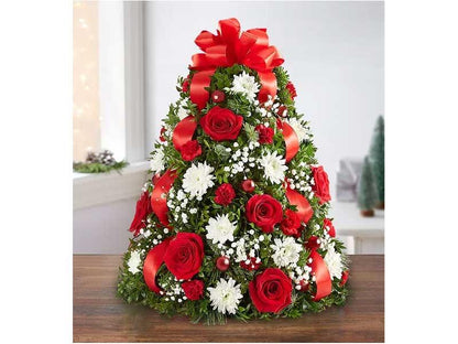 Holiday Flower Tree - The Flower Shop Atlanta