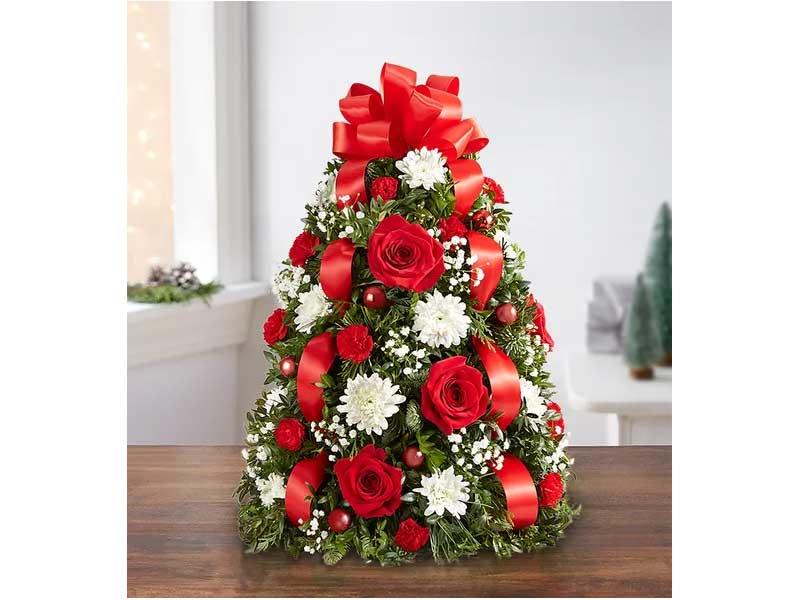 Holiday Flower Tree - The Flower Shop Atlanta