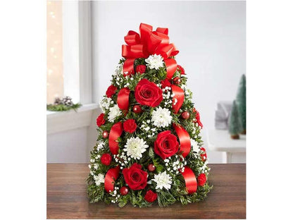 Holiday Flower Tree - The Flower Shop Atlanta