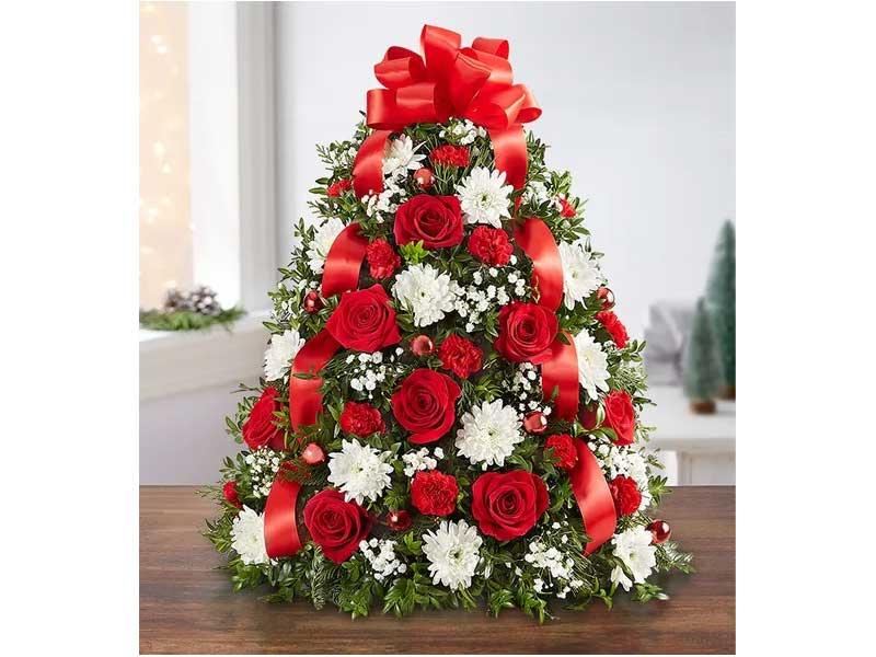 Holiday Flower Tree - The Flower Shop Atlanta