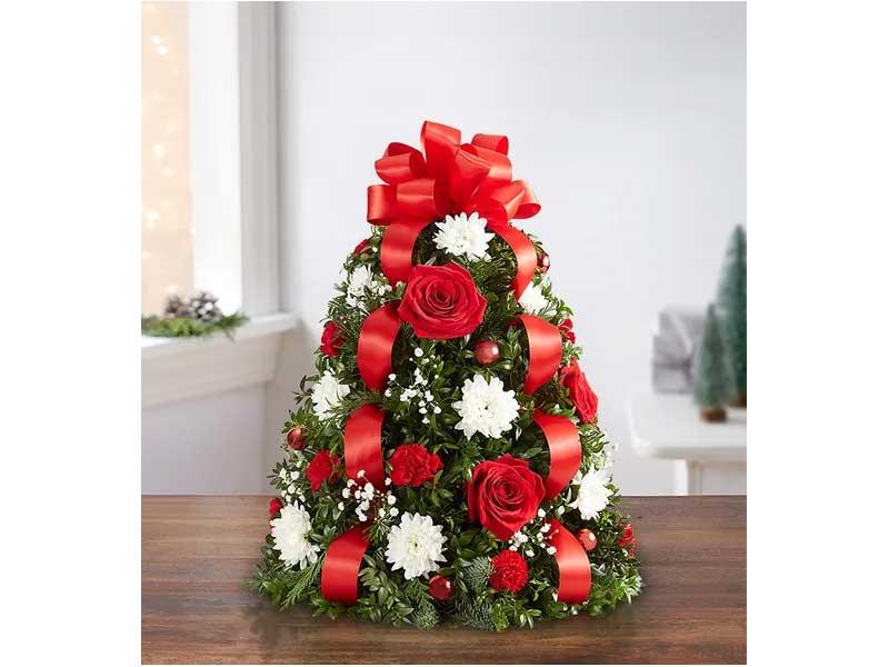 Holiday Flower Tree - The Flower Shop Atlanta