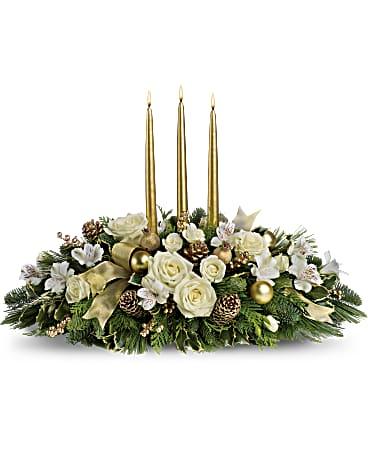 Royal Christmas Centerpiece - The Flower Shop Atlanta