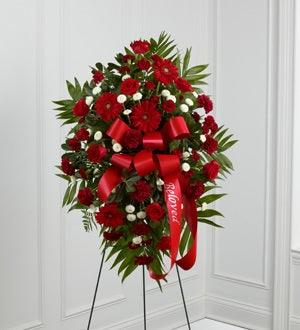 The FTD® Treasured Memories™ Standing Spray - The Flower Shop Atlanta