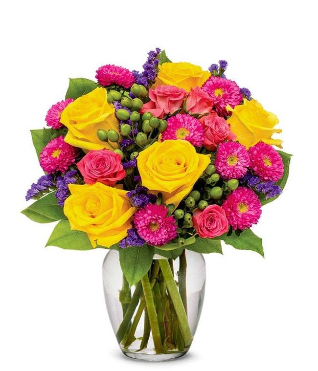 Bright Happy Bouquet - The Flower Shop Atlanta