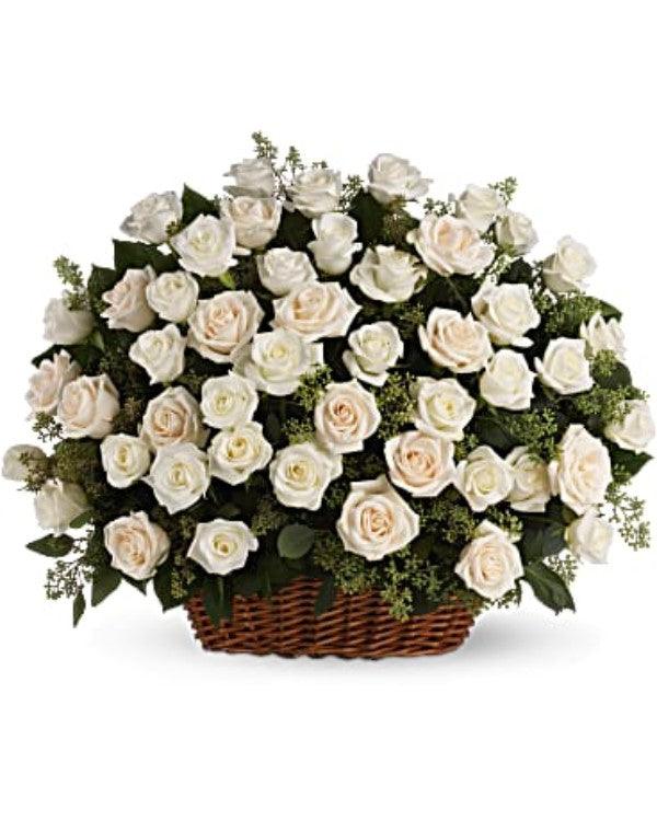 Bountiful Rose Basket - The Flower Shop Atlanta