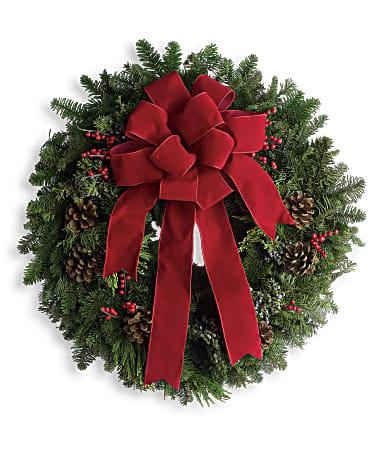 Classic Holiday Wreath - The Flower Shop Atlanta