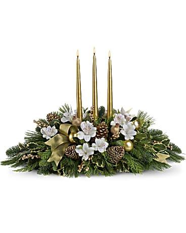 Royal Christmas Centerpiece - The Flower Shop Atlanta