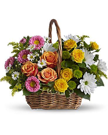 Sweet Tranquility Basket - The Flower Shop Atlanta