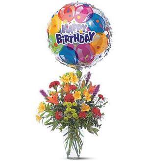 Birthday Balloon Bouquet - The Flower Shop Atlanta