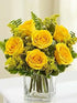 Classic Elegance Roses - Six Yellow - The Flower Shop Atlanta