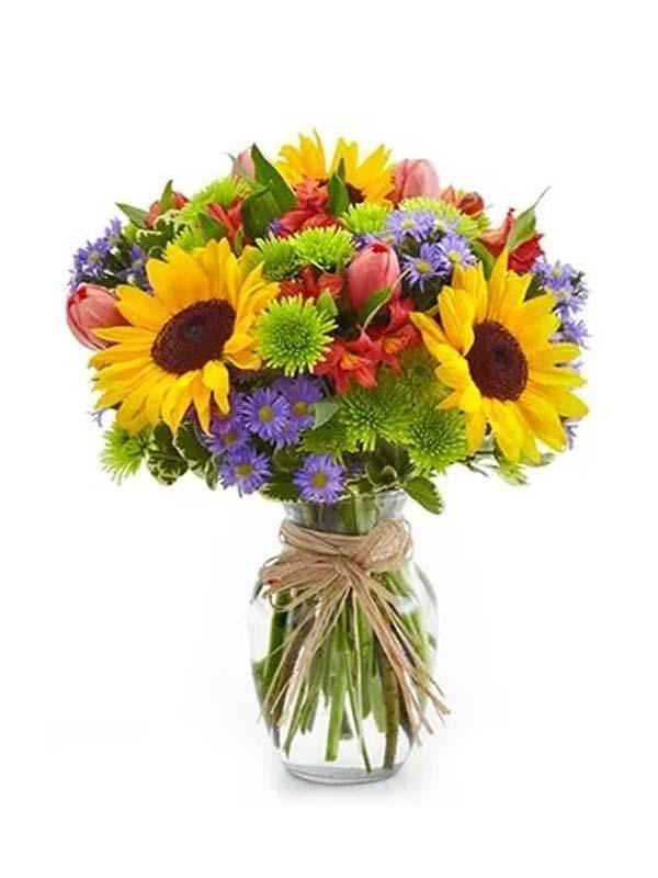 Grand Garden Bouquet - The Flower Shop Atlanta