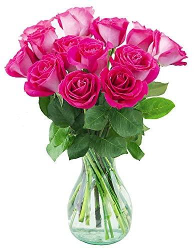 Hot Pink Roses - The Flower Shop Atlanta